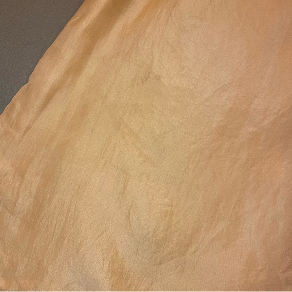 Talbots Petites 100% Silk Short Puffed Sleeve Blouse Size Small - Picture 9 of 10